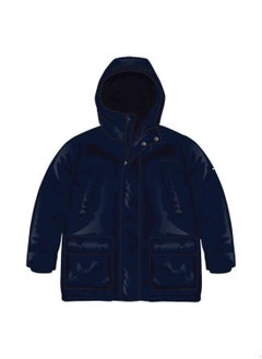 TOMMY HILFIGER Boys' Parka Jacket - Polyester, Blue 