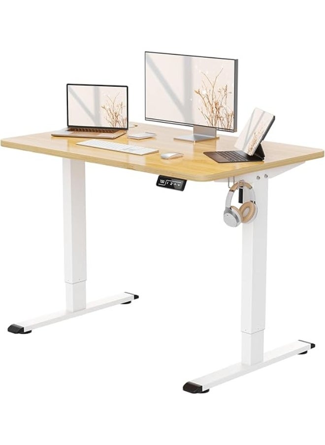 Anovara Desk 100cm Standing Desk Height Adjustable Desk Gaming Desk Office Desk Stand Up Computer Desk (Beige, 100cm) - pzsku/Z3FA0A2257D4EBED6FB9DZ/45/_/1730708967/2e3ef055-cc1e-4d7a-a75c-841fe08e73e2