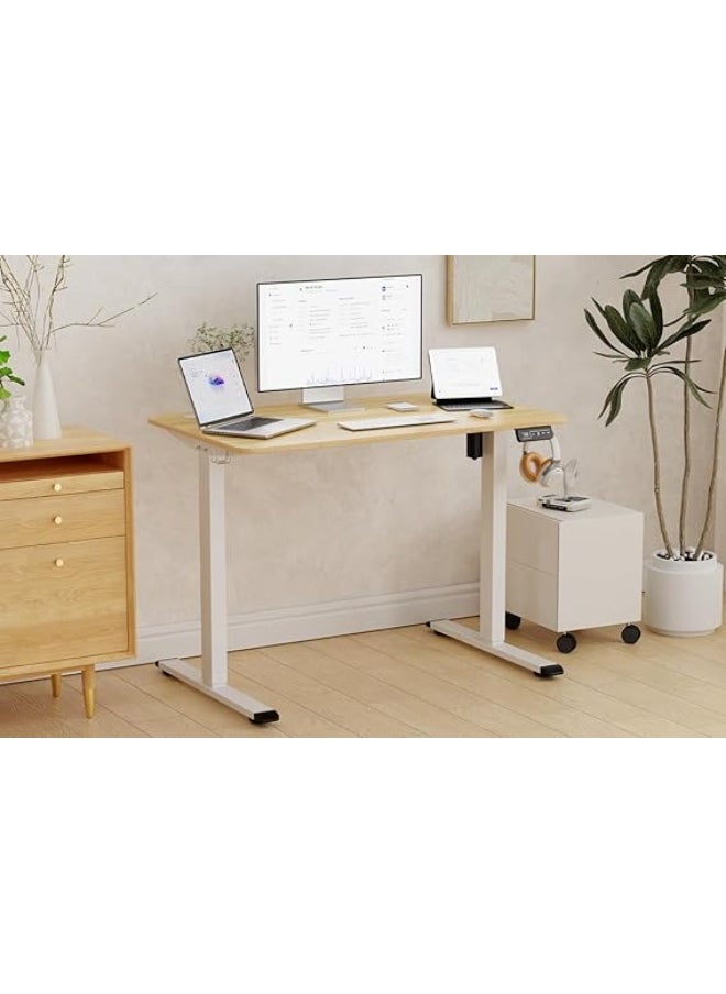 Anovara Desk 100cm Standing Desk Height Adjustable Desk Gaming Desk Office Desk Stand Up Computer Desk (Beige, 100cm) - pzsku/Z3FA0A2257D4EBED6FB9DZ/45/_/1730708968/208376d0-20de-471c-ad1e-ffff9b68680a