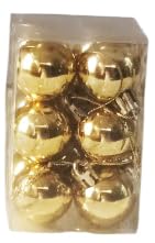 Elite Store Christmas Tree Ornaments Hanging GoldSilver Balls for Xmas DecorationParty FavourFestivalHome DecorLiving Room 24 Pieces 12 Gold 12 Silver - Image 3