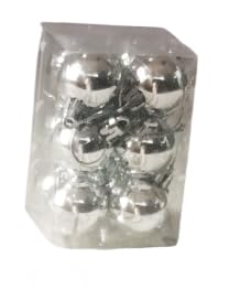 Elite Store Christmas Tree Ornaments Hanging GoldSilver Balls for Xmas DecorationParty FavourFestivalHome DecorLiving Room 24 Pieces 12 Gold 12 Silver - Image 4