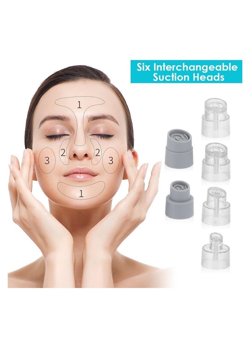 دي بلو مزيل الرؤوس السوداء ودورة المياه الكهربائية ، بثرة حب الشباب ، جهاز استخراج الرؤوس البيضاء الصغيرة ، منظف للوجه مزود بـ 3 قوة شفط للعناية بالبشرة - Image 5