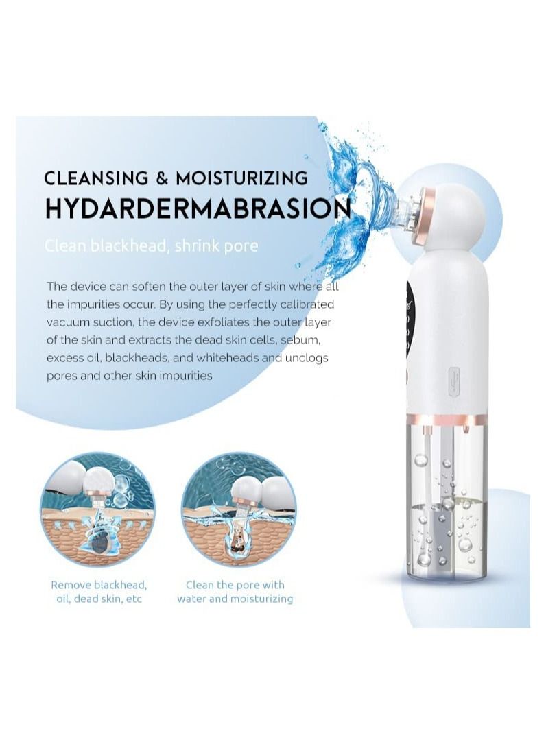 دي بلو مزيل الرؤوس السوداء ودورة المياه الكهربائية ، بثرة حب الشباب ، جهاز استخراج الرؤوس البيضاء الصغيرة ، منظف للوجه مزود بـ 3 قوة شفط للعناية بالبشرة - Image 3