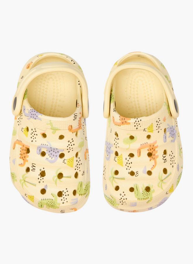 Aqua Boys Printed Clogs - Image 3