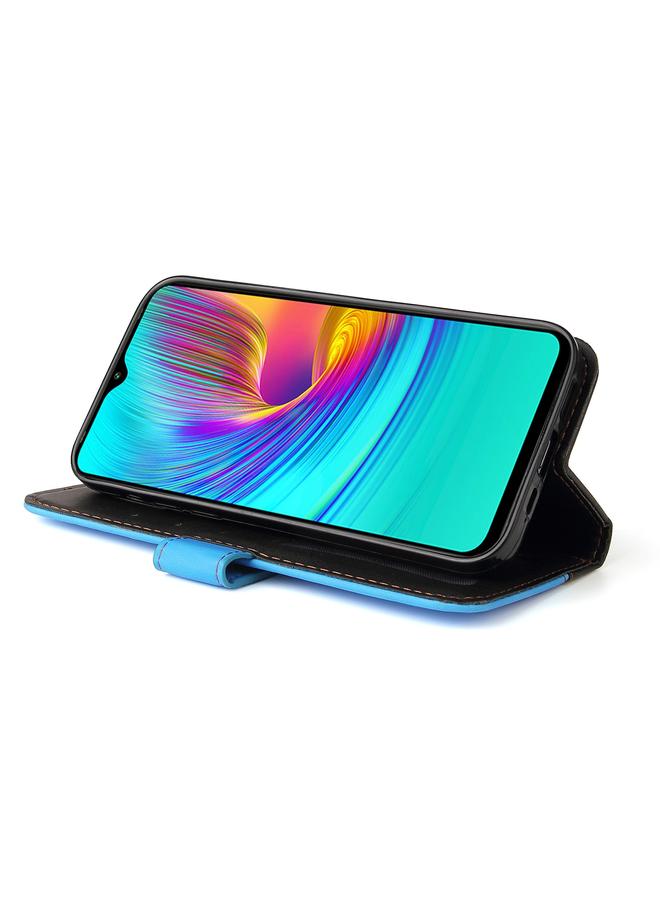 Zaboon Case For Infinix Hot 9 Play Business Stitching-Color Horizontal Flip PU Leather Case with Holder & Card Slots & Photo Frame - Image 5