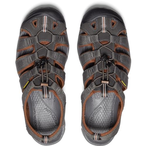 KEEN mens Clearwater Cnx-m Sandal, Raven/Tortoise Shell, 8 US - Image 5
