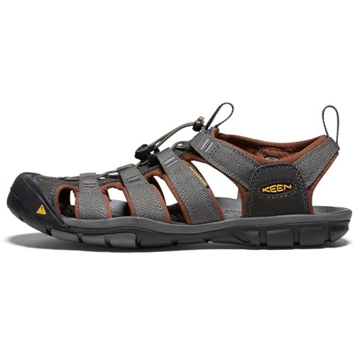 KEEN mens Clearwater Cnx-m Sandal, Raven/Tortoise Shell, 8 US - Image 3
