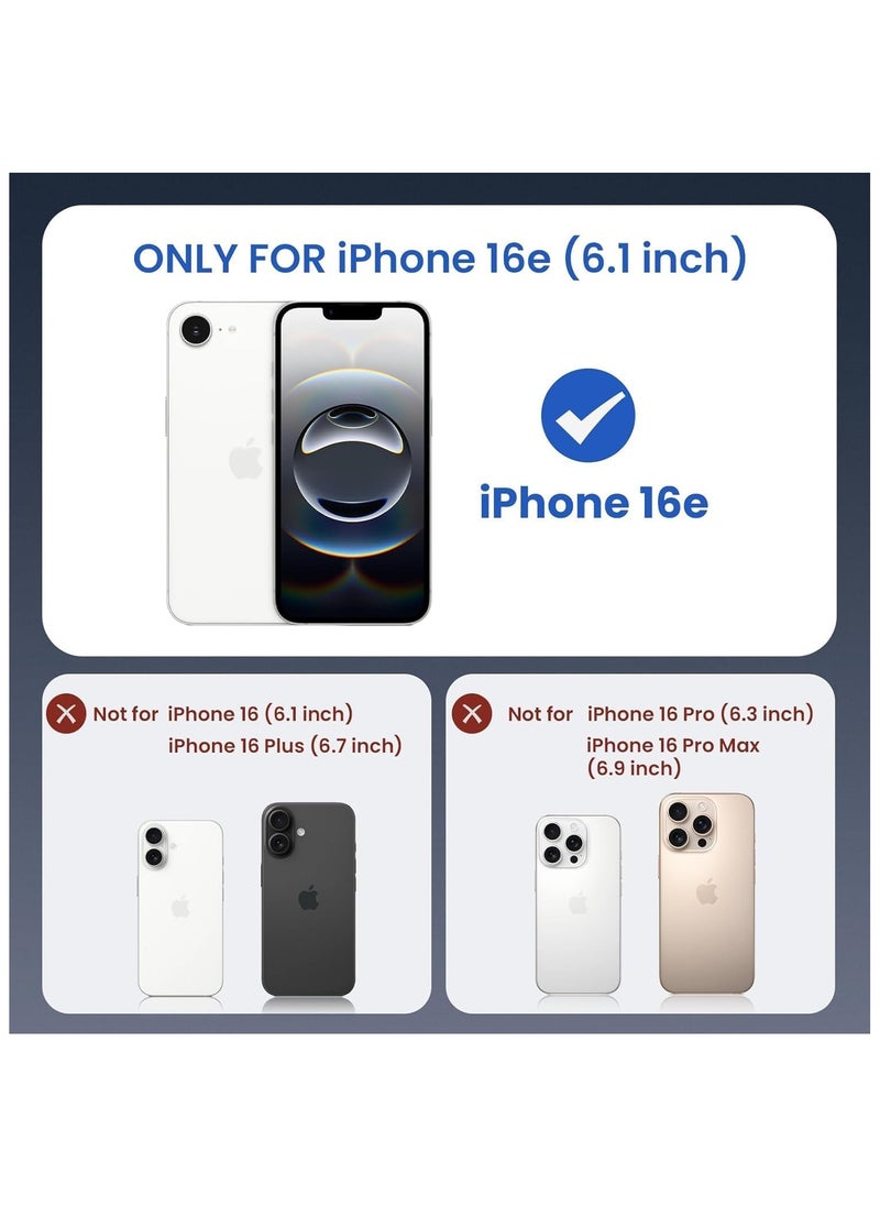 Generic Full Coverage Screen Protector for iPhone 16e 6.1-Inch 2025, 9H Tempered Glass Film, Case-Friendly, HD Clear, 3-Pack  - Image 2