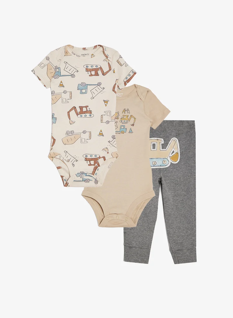 كارترز طقم بودي سوت وبنطلون للأطفال الرضع