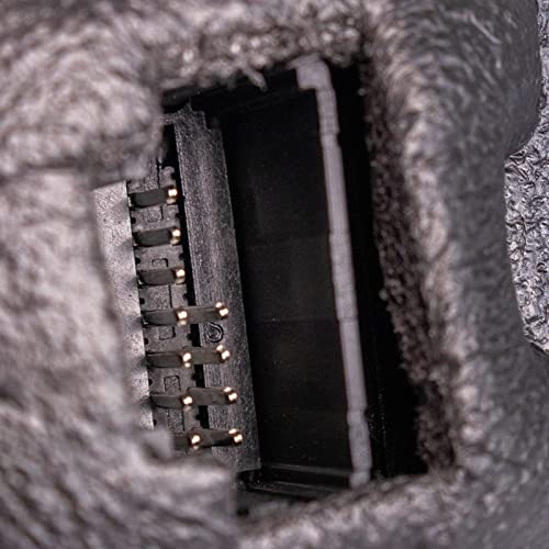 TRQ Driver Side Power Heated Mirror Chrome Cover Textured Black Compatible with 2008-2009 Lincoln MKX FO1320467 - Image 2