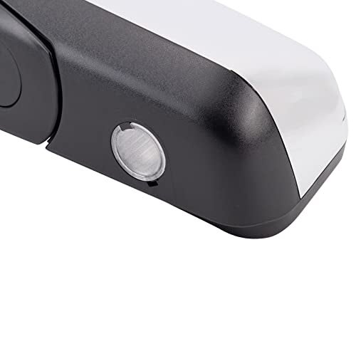 TRQ Driver Side Power Heated Mirror Chrome Cover Textured Black Compatible with 2008-2009 Lincoln MKX FO1320467 - Image 4