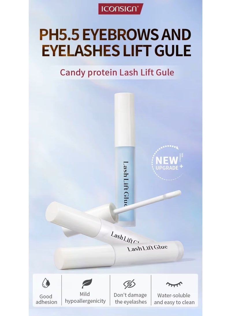 ICONSIGN Lash Lift Glue - Fast Drying Water Soluble Eyelash Perming Adhesive, Strong Hold Mild Lash & Brow Lamination Glue for Home DIY & Professional Salon Use, 3 Colors Available - Image 5