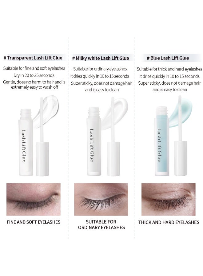 ICONSIGN Lash Lift Glue - Fast Drying Water Soluble Eyelash Perming Adhesive, Strong Hold Mild Lash & Brow Lamination Glue for Home DIY & Professional Salon Use, 3 Colors Available - Image 2