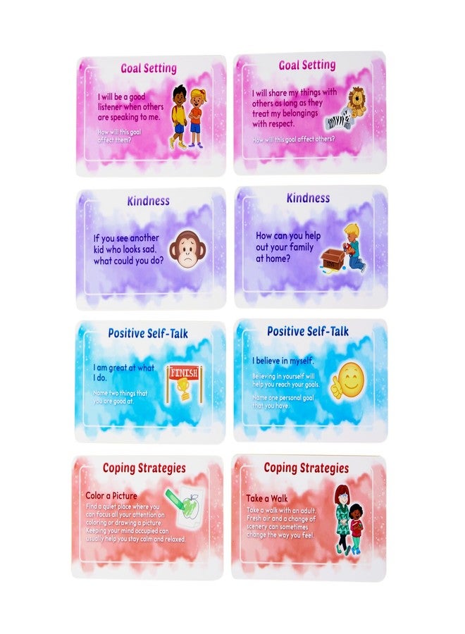 Really Good Stuff Social-Emotional Learning Conversation Cards for The Classroom or Home-Help Kids Discuss Emotions with Strategies & Activities - Image 4