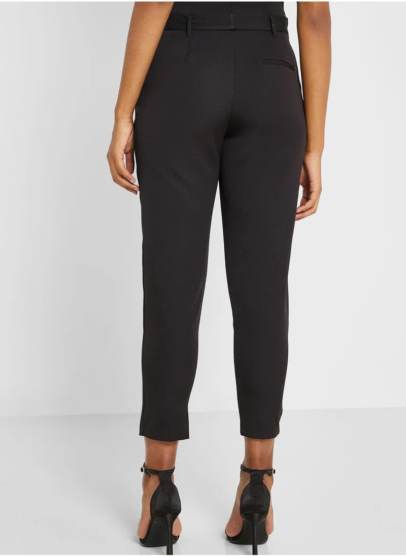 NEW LOOK High Waist Tie Detail Pants