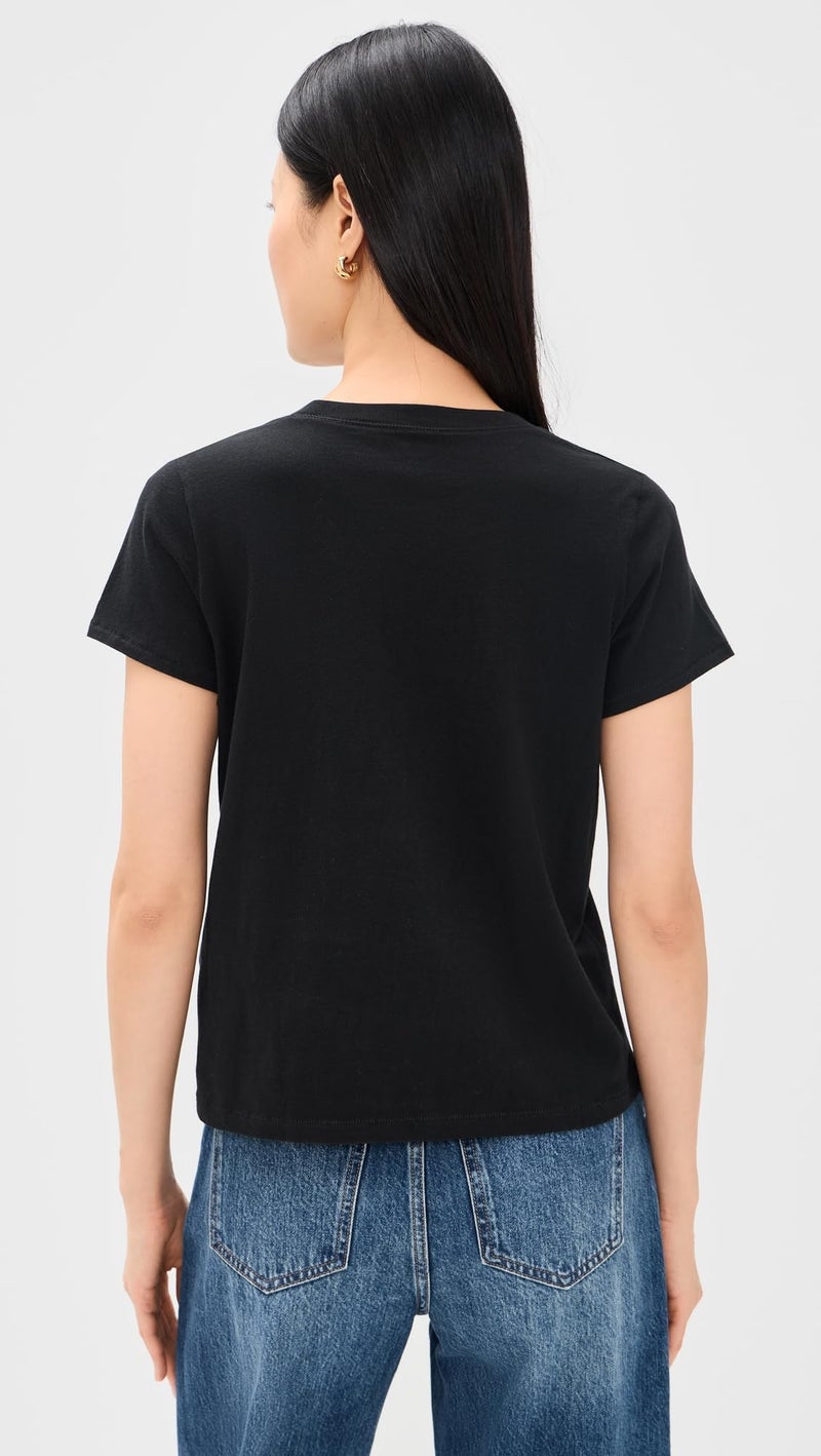 Made Well Madewell Women's Northside Vintage Tee, True Black, L - Image 4