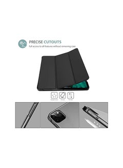 Procases iPad Pro 11 Inch Case 2022/2021 / 2020/2018, Slim Stand Hard Back Shell Smart Cover for iPad Pro 11 Inch 4th Generation 2022 / 3rd Gen 2021/ 2nd Gen 2020 / 1st Gen 2018 -Shadowblack  - Image 3