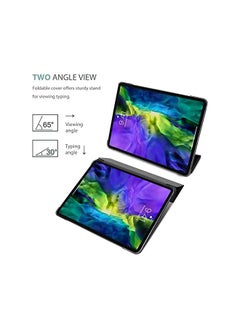 Procases iPad Pro 11 Inch Case 2022/2021 / 2020/2018, Slim Stand Hard Back Shell Smart Cover for iPad Pro 11 Inch 4th Generation 2022 / 3rd Gen 2021/ 2nd Gen 2020 / 1st Gen 2018 -Shadowblack  - Image 5