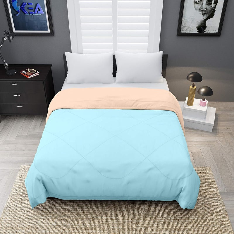 KEA KEA Reversible Microfiber Single Bed Queen Size ComforterDuvet for SummersAc AC Comforters Fabric Micro Cotton 300 GSM  - Image 3