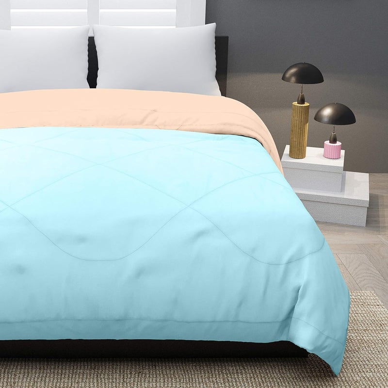 KEA KEA Reversible Microfiber Single Bed Queen Size ComforterDuvet for SummersAc AC Comforters Fabric Micro Cotton 300 GSM  - Image 5