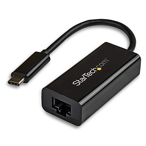 StarTech.com USB-C to Gigabit Ethernet Adapter, Thunderbolt 3 /4 Compatible, RJ45 LAN Network Converter, Windows & Mac - Image 1