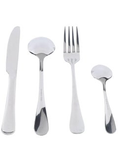 Healife Cutlery Set, 24 Piece Stainless Steel Cutlery Set for 6 People, Silver Western Cutlery Set Knife Fork Spoon, Suitable for Family Travel  - Image 2