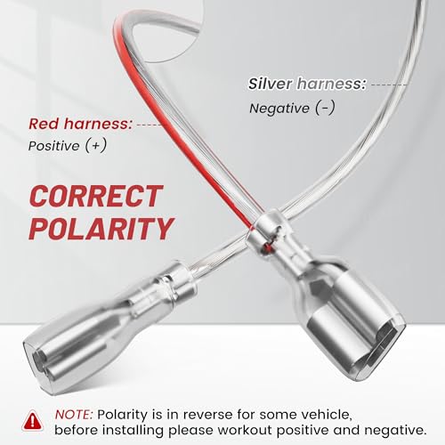 RED WOLF محول توصيل سلك مكبر الصوت لسيارة RED WOLF متوافق مع نيسان سنترا وألتيما ورور 2004-2019، إنفينيتي 2006-2018 نموذج 4 قطع - Image 3