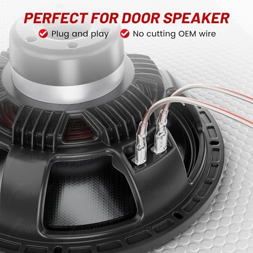 RED WOLF محول توصيل سلك مكبر الصوت لسيارة RED WOLF متوافق مع نيسان سنترا وألتيما ورور 2004-2019، إنفينيتي 2006-2018 نموذج 4 قطع - Image 5