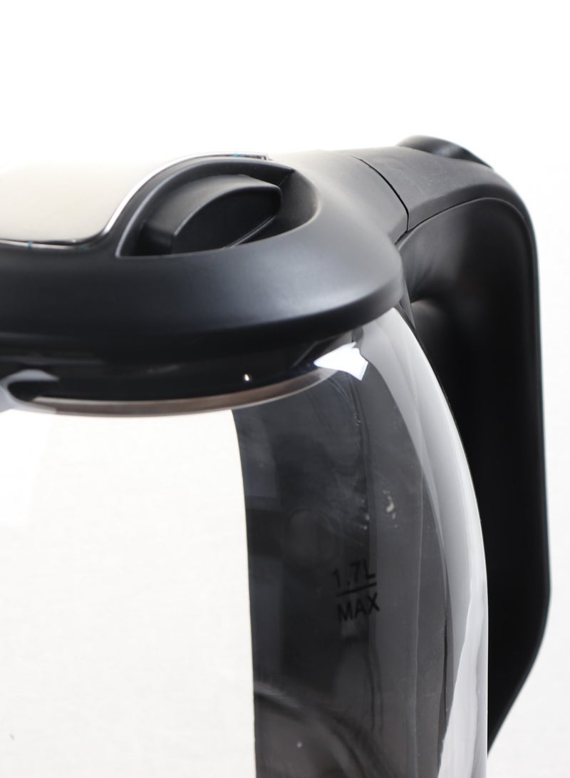 برووف غلاية ماء كهربائية زجاجية  بسعة 1.7 لتر - أمان عالي، غليان سريع، إيقاف تلقائي، تصميم شفاف أنيق وجودة عالية. - Image 3