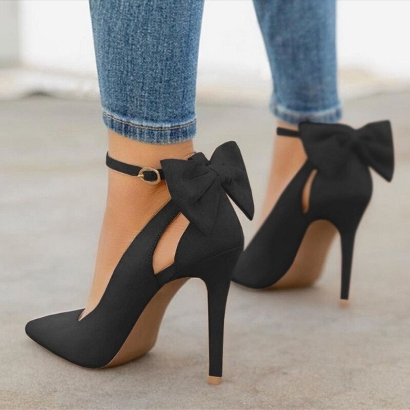 Wish 2020 Summer Thin Heeled Super High Heeled 40-43 Shallow Mouth Pointed Single Shoes For Women - Image 1