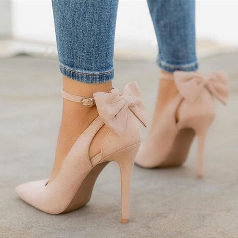 Wish 2020 Summer Thin Heeled Super High Heeled 40-43 Shallow Mouth Pointed Single Shoes For Women - Image 5