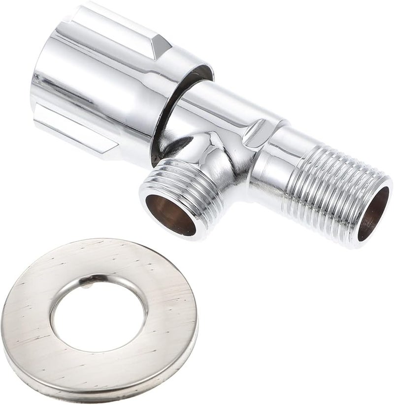 صمامات الزاوية النحاسية سميكة صمامات سخان الماء الساخن البارد متينة سهلة التركيب تصميم مقاوم للتسرب - Image 2