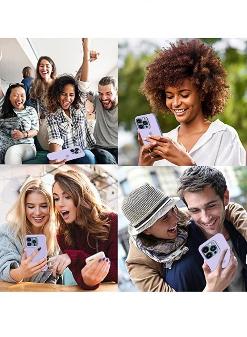 TEAM LUXURY iPhone 14 Pro Max Mobile Case Cover with Soft Liquid Silicone Protection Anti-Scratch Shockproof Accessories Slim Protective Back Cover with Comfortable Hold Touch Feeling and Anti-fingerprint - Image 5