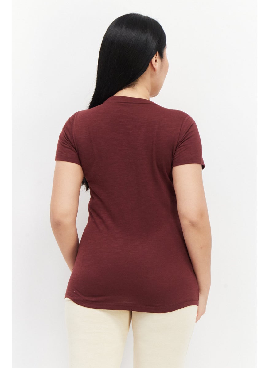 PUMA Women Sportswear Fit Training Top, Brown Combo  - Image 4