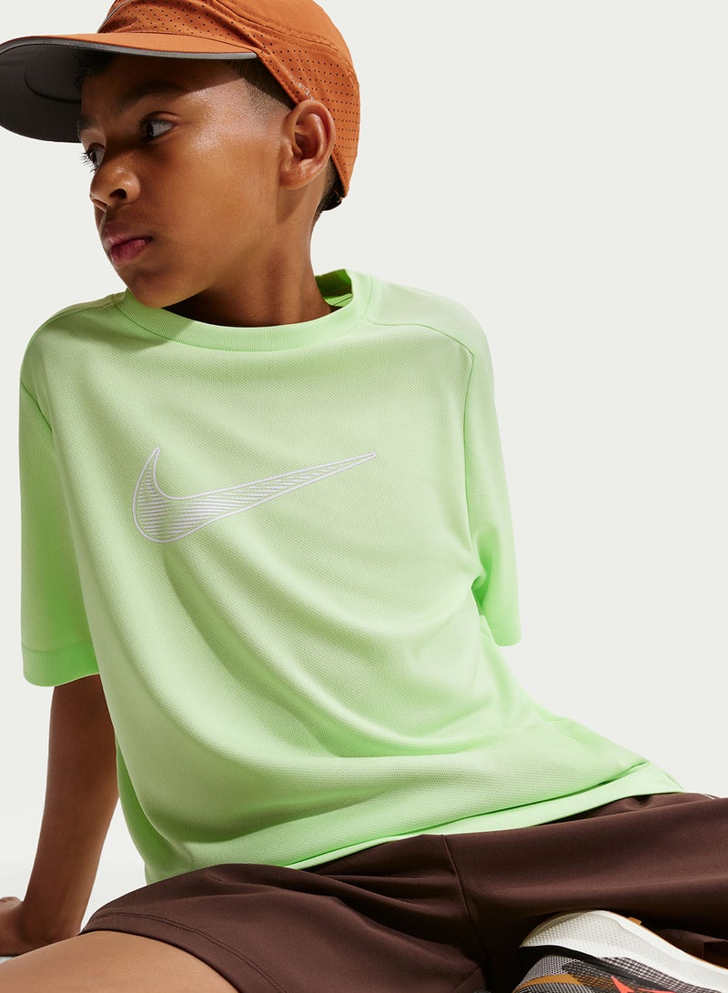 Nike DRI- FIT MULTI SS TOP HBR - Image 1