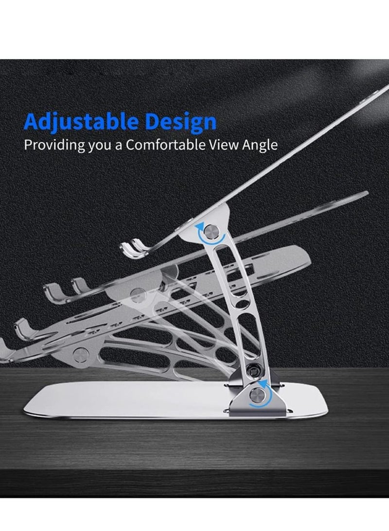 Adjustable Laptop Stand Silver - Image 3