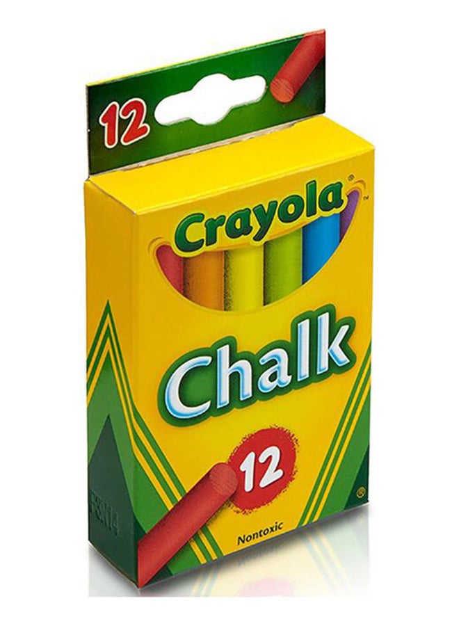 Crayola 12 طباشير مضادة للغبار - ملونة - Image 4