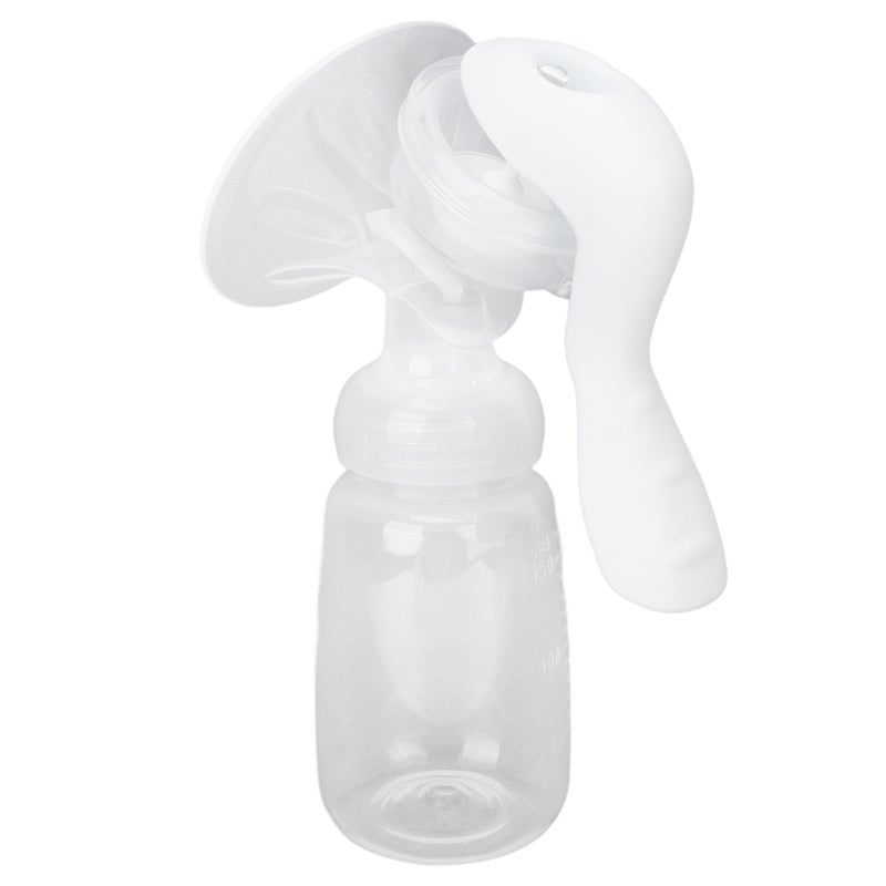 Manual Breast Pump: BPA-Free PP Material, Heat Resistant, Ergonomic Handle Reduce Hand Fatigue - Portable Compact Design, Baby-Simulated Comfortable Suction for Lactating Mothers On The Go - Image 4