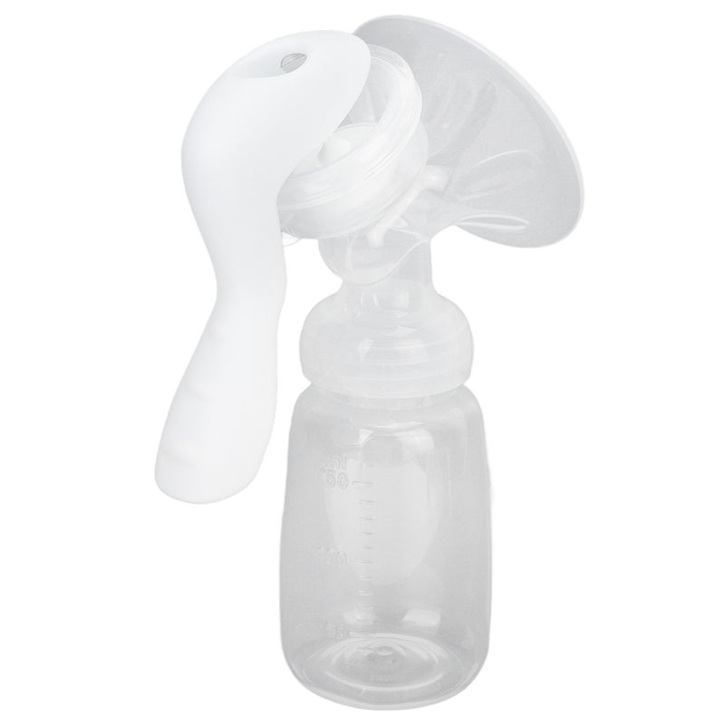 Manual Breast Pump: BPA-Free PP Material, Heat Resistant, Ergonomic Handle Reduce Hand Fatigue - Portable Compact Design, Baby-Simulated Comfortable Suction for Lactating Mothers On The Go - Image 3