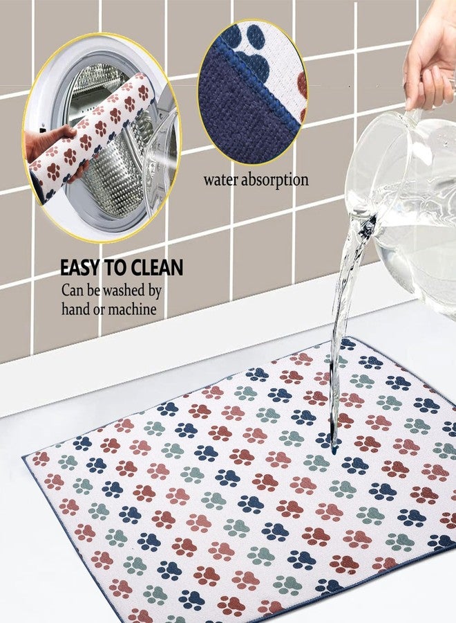 VRT Ultra Absorbent Reversible Microfiber Dish Drying Mat (38*58cm) and Protector for Kitchen Countertops, Sinks - Folds for Compact Storage - Extra Large PKF_2 (Random Color) - Image 5