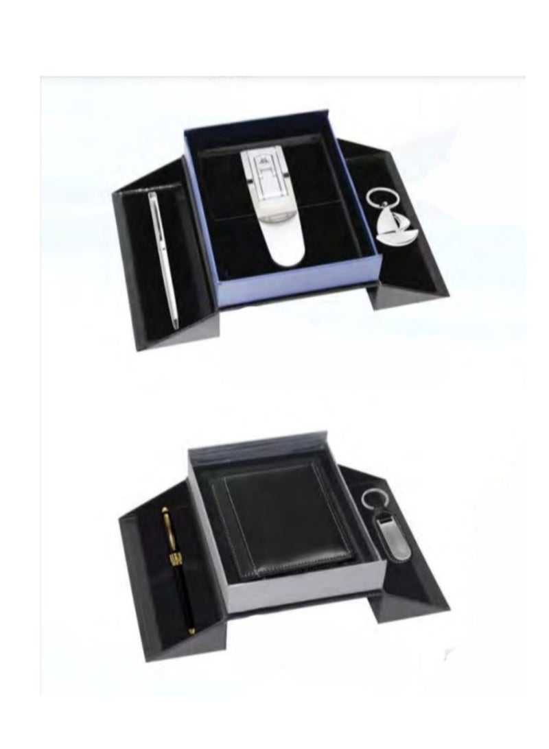 فيتاشيلي صندوق هدايا فاخر فاخر، صندوق هدايا أسود كبير قابل للطي للهدايا مع غطاء، مناسب جدًا للمهرجانات وأعياد الميلاد والذكرى السنوية وما إلى ذلك (17 سم × 23 سم × 3.5 سم) - Image 3