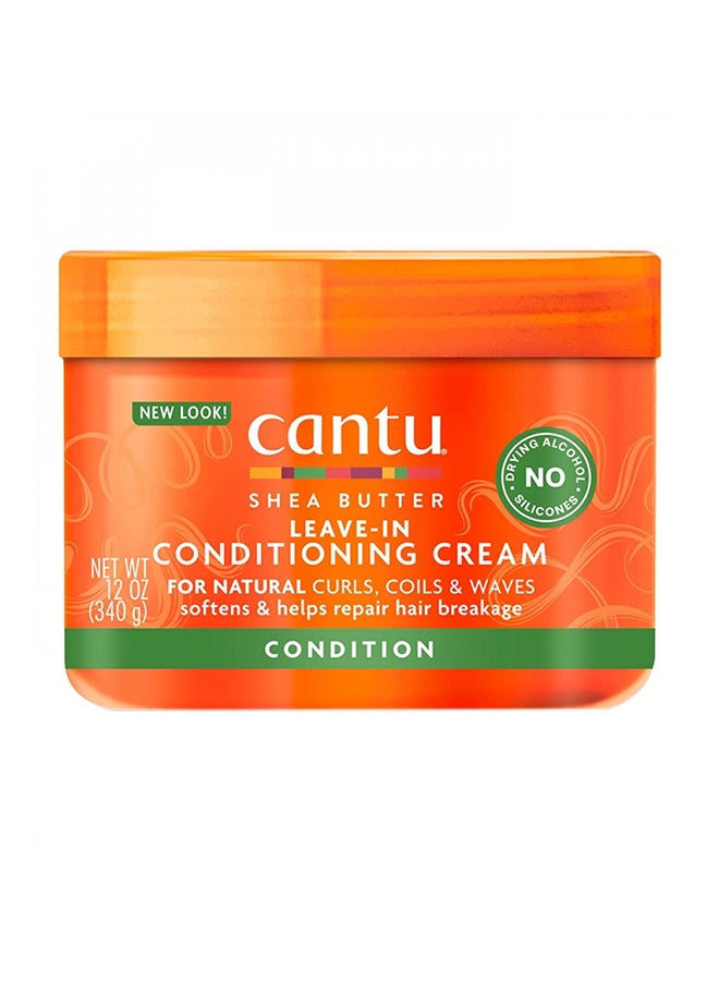 Cantu Shea Butter Leave-in Conditioning Cream White 340grams - Image 1