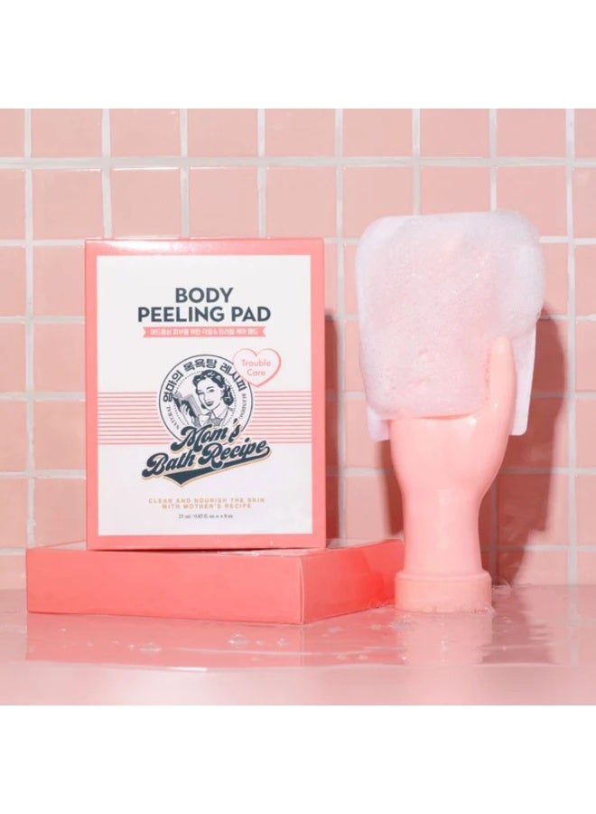 وصفة حمام الأمهات مناديل تقشير الجسم من "أمهات الاستحمام" - مناديل تقشير مزدوجة الجوانب، ٢٥ مل × ٨ | عناية لطيفة ومكثفة - Image 2