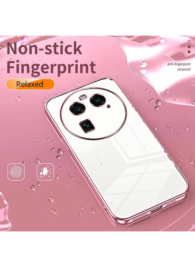 اس-توب جراب لهاتف OPPO Find X6، جراب شفاف بفتحة دقيقة - Image 4