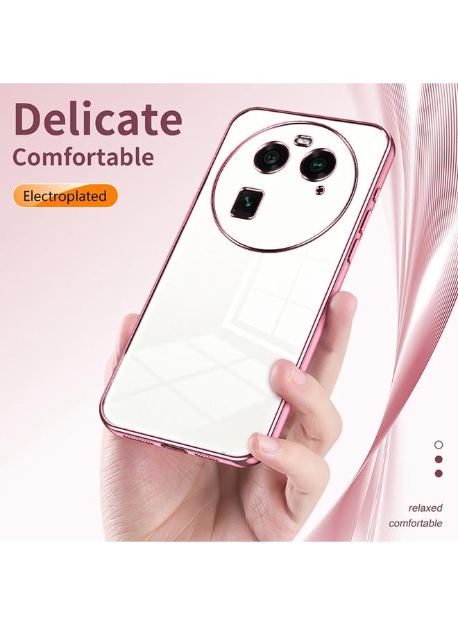 اس-توب جراب لهاتف OPPO Find X6، جراب شفاف بفتحة دقيقة - Image 5