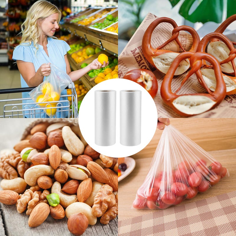 CLASSY Large 16" x 20" 350 Bags/roll Plastic Food Storage Bags, Plastic Produce bags for Vegetable Fruits, Bread(1 Roll) - Image 5