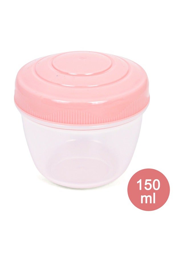Eazy Kids 3/4/5 Compartment Convertible 1650ml Bento Lunch Box With 150ml Gravy Bowl - Pink - Image 5