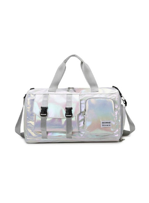 Holographic Duffle Bag