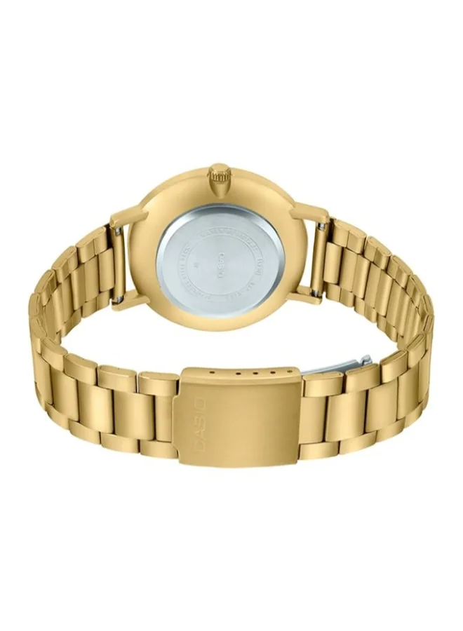 CASIO Men's Stainless Steel Analog Watch MTP-VT01G-2BUDF - 46 mm