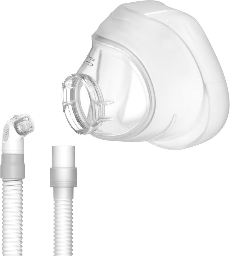 MEDICOLOR Cushion and Short Hose for N20 Medium, Frame is Needed for Connect (NOT INCLUDED), N20 Nasal Cushion with Tube Supplies, Soft and Full Air Seal, MEDICOLOR Supplied